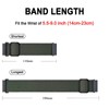 BISONSTRAP Nylon Watch Straps 18mm, Adjustable Braided Loop Bands for