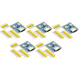 TECNOIOT Pack of 5 RP2040-Zero RP2040 for Pi Microcontroller PICO Development Board