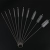 Straw Cleaner Brush Set, 10 Pack Stainless Steel Pipe Cleaners,