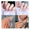 Pegamento Uñas Postizas Puntas Acrilicas Super Fuerte 5x3g