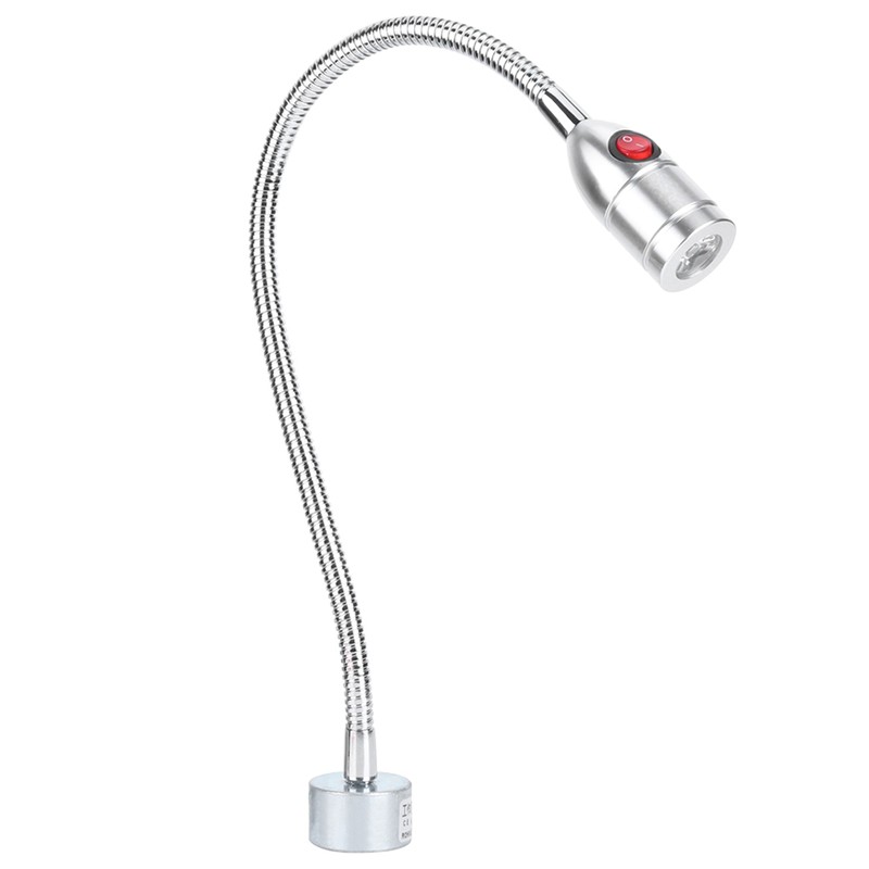 3W LED Flexible Gooseneck Lamp Work Desk Light for Machine