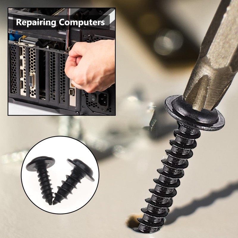 Carbon Steel Screws Self Tapping Screws Assortment 340 Pieces Self