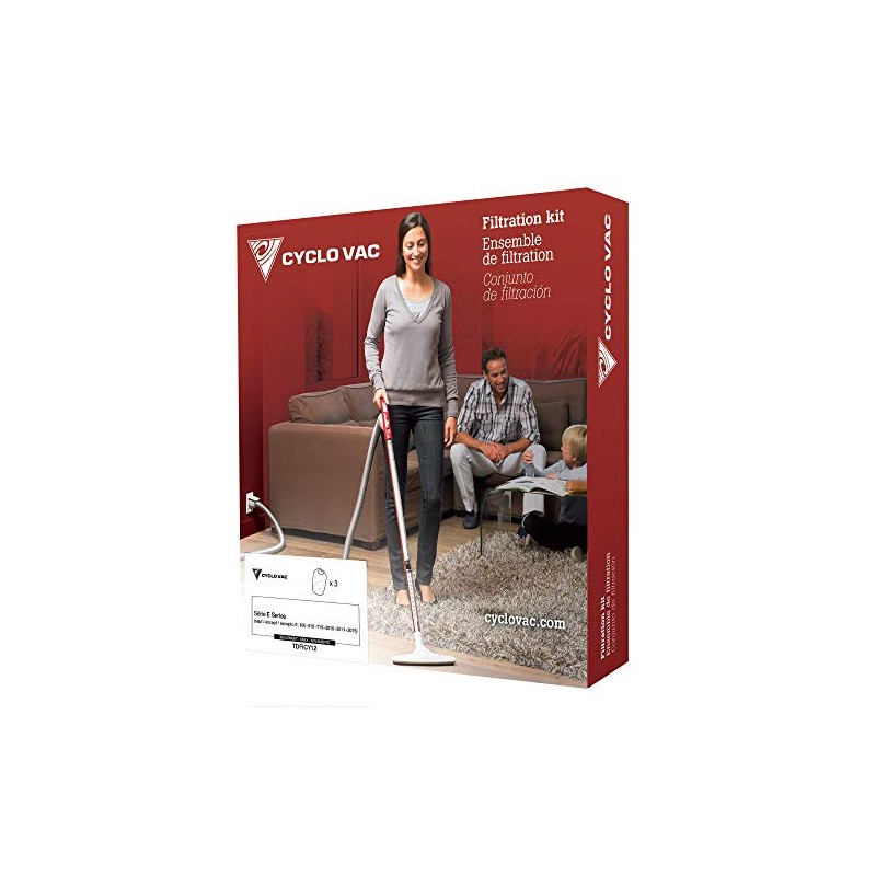 CYCLOVAC | TDFICY12 | Anticlogging Pre-filter kit for Central Vacuum