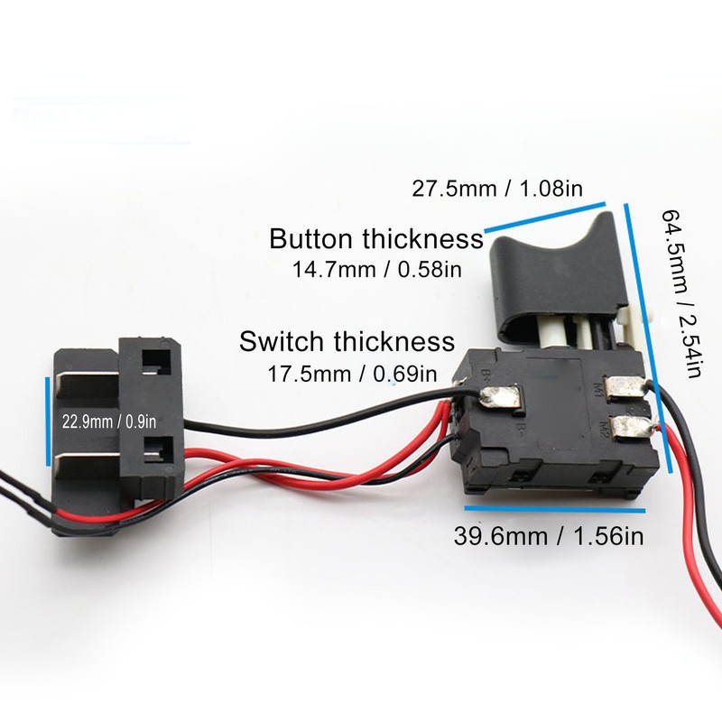 Universal Electric Drill Trigger Switch Speed Adjustable Electric Drill Switch