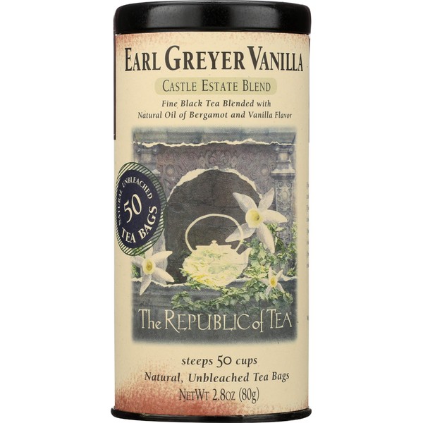 REPUBLIC OF TEA Earl Greyer Vanilla Tea, 50 CT