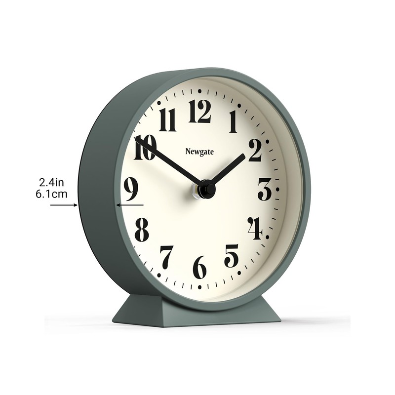 NEWGATE® Theatre Mantel Clock - Silent Sweep 'No Tick' Mantel
