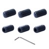 155023 Screw kit,for Moen Kitchen Faucet Replacement kit(6 Psc,Black)