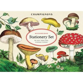 Cavallini Papers & Co. Juego de papelería de hongos