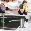 Sink Soap Dispenser for Kitchen Sink Stainless Steel 47" Silicone