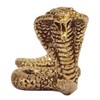 Purpledip Rare Miniature Brass Figurine King Cobra Nag Snake: Collectible