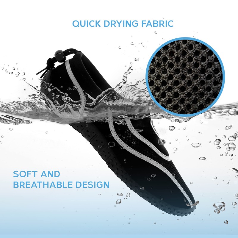 Aqua Shield Womens Beach Pool Sea Swimming Toggle Slip On