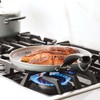 Farberware EcoAdvantage Ceramic Nonstick Griddle/Grill Pan, 11.25 Inch - Gray