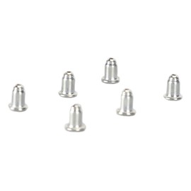 Replacement 925 Silver Earring Backs, Secure Clasp Stud Earrings, Hypoallergenic, Suitable for Sensitive Ears, 3 Pairs, Holds Earrings in Place Easily