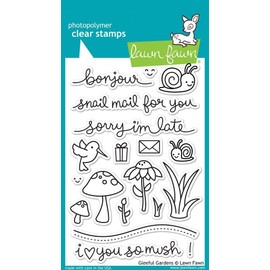 Lawn Fawn Clear Stamps LF799 Gleeful Gardens