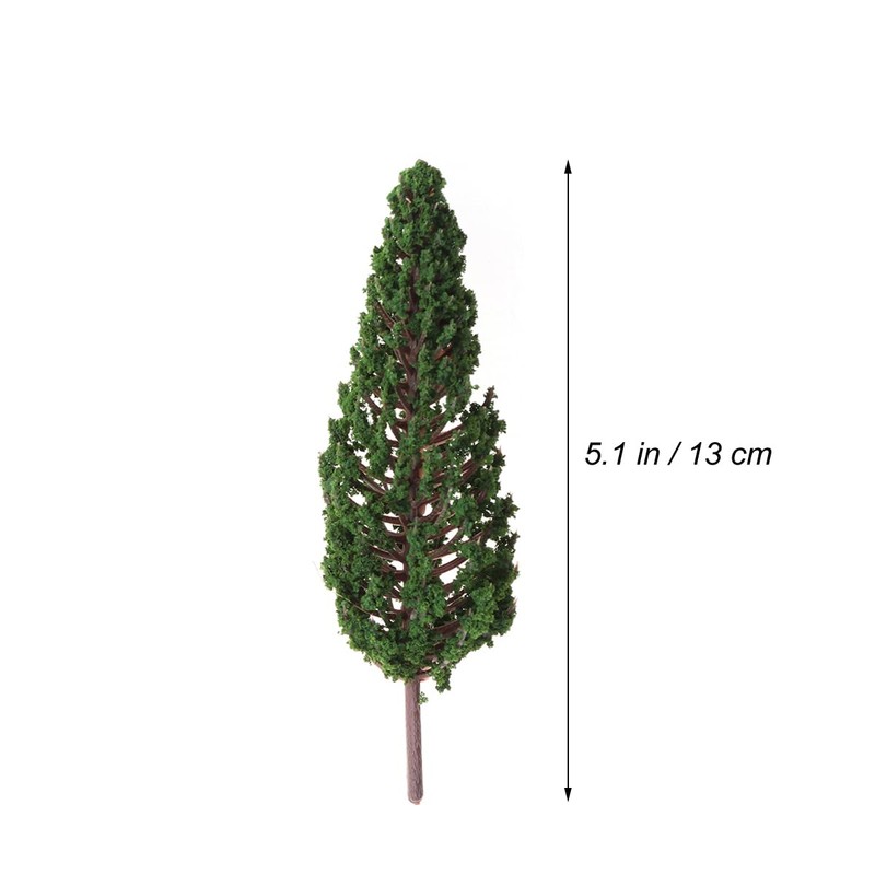 WINOMO 10pcs Model Trees Scenery Landscape Park Street Diorama Scenery