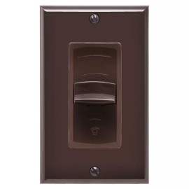 OSD AUDIO Replacement Slider In-Wall Volume Control Decora Kit Brown