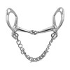 Equine Smile ES0072 Kimblewick Spring Bit Simple Broken Stainless Steel