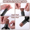 Vodolo Silicone Wine Stopper,8pcs Reusable and Unbreakable Glass Bottle Sealer