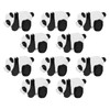 10pcs Mini Panda Plush Toy Soft Cute Tiny Panda Doll