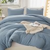 Litanika Oversized King Comforter Set Grayish Blue Super King Plus
