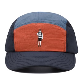 Clakllie Waterproof 5 Panel Trucker Hat Multi Colors Baseball Cap Anti Sweat Sunscreen Snapback Fitted Hats Sun Hat,Navy Blue