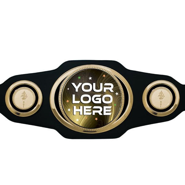 Crown Awards Custom Championship Belt Award, Personalized Champion Trophy Belt