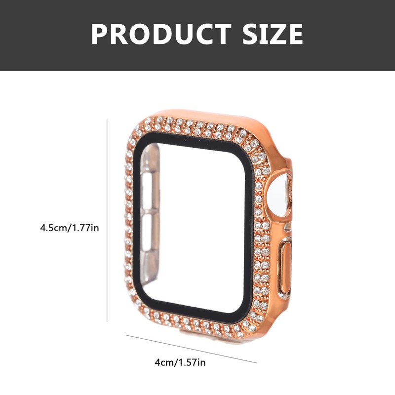 Gatuida 10pcs Glitter Watch Cover Case for Scratch Protector Shell