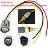 Micarun 3 Wires Engine Coolant Temperature Sensor Switch Sender Connector
