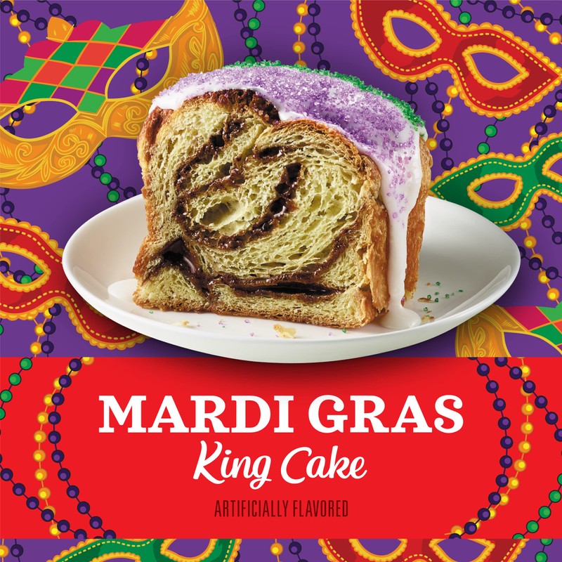 Community Coffee Mardi Gras King Cake Flavored 24 Count Coffee