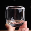 Crystal Boar Cup Guinomi, 4.3 fl oz (110 ml), Handmade,