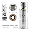 EWK 9/16" (14mm) Swivel Magnetic Spark Plug Socket, 3/8" Drive