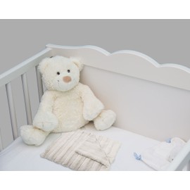 Tourance- Channel Baby Toddler Blanket -Luxury, Fluffy & Warm - Award-Winning, Cozy Blanket for Babies Winter (Ivory, Toddler 30"x45")