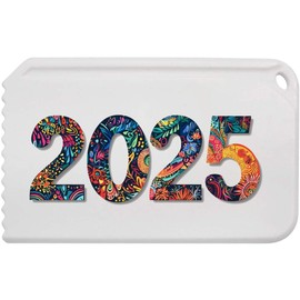 Azeeda 'Colourful 2025' Plastic Ice Scraper (IC00041269)