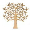 MDF Tree Shape for Crafts, with Added Love - Perfect