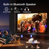 [Built-in Apps] Mini Projector with WIFI 6 and Bluetooth, 4K