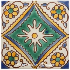 Mediterranean Palma Ceramic Tile 4x4
