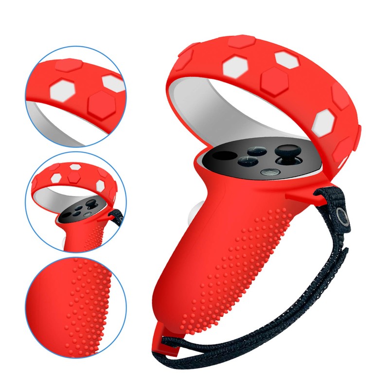 Controller Grip Cover Silicone VR Handle Protective Sleeve Anti Throw