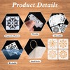 MWOOT 60 Pcs Mandala Stencils, Floral Templates for Painting on