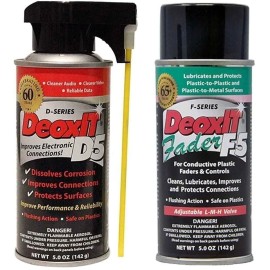 CAIG Laboratories, DeoxIT D5S6 Contact Cleaner + F5S-H6 FaderLube Bundle