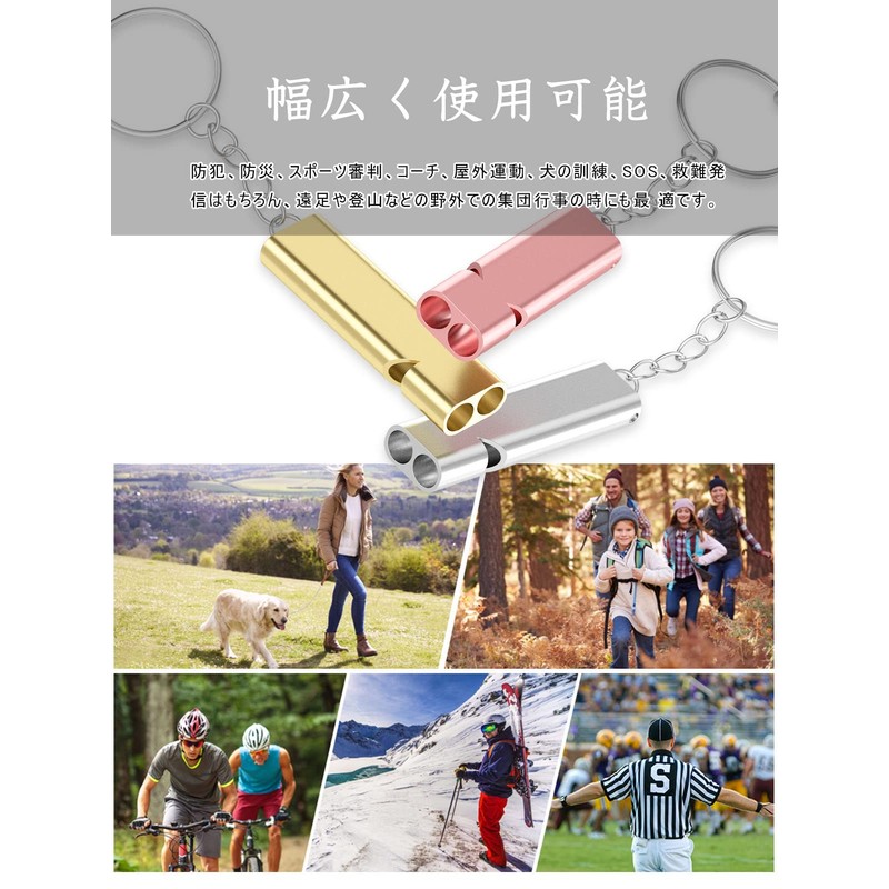 PolySky Emergency Whistle With Lanyard, Disaster Preparedness, Outdoor, School, Gym,