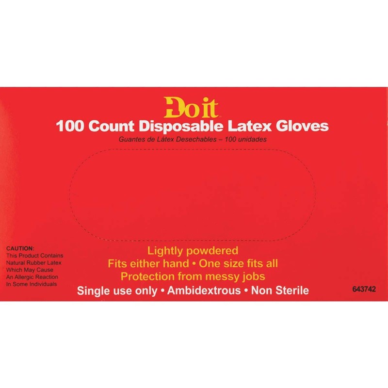 One Use Latex Disposable Gloves