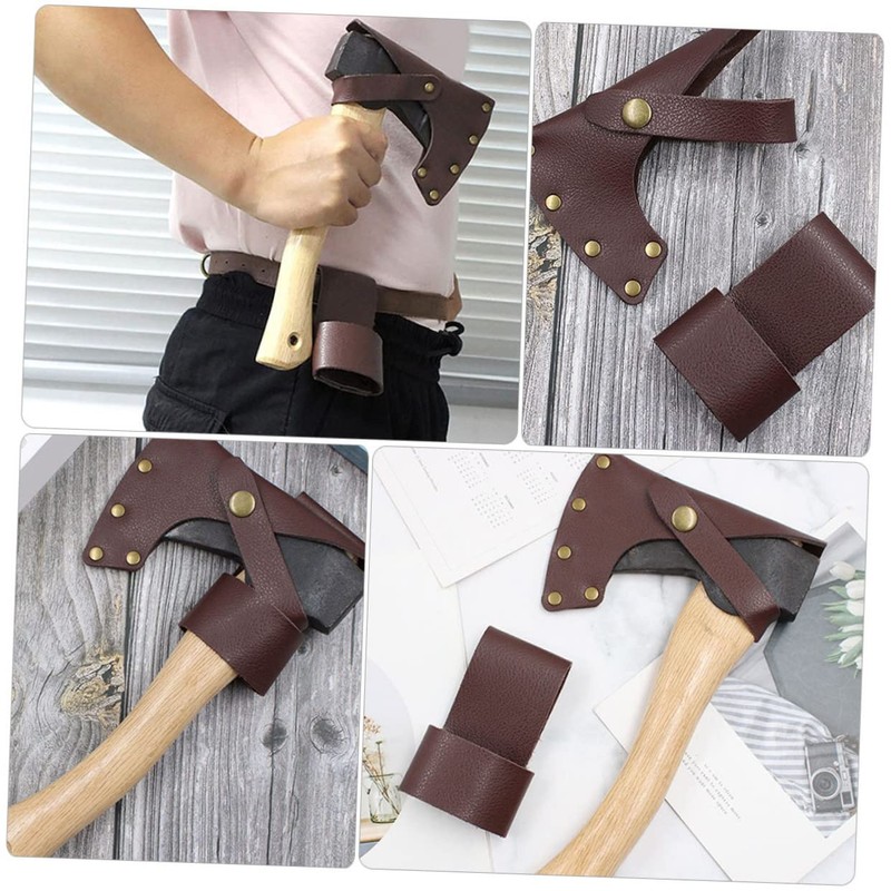 Kisangel 5 Sets Axe Cover Protective Case for Camping Axe