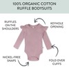 HonestBaby 5-Pack Long Sleeve Bodysuits One-Piece 100% Organic Cotton for