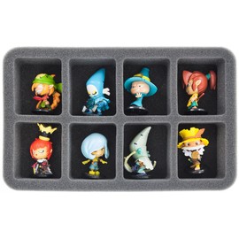 HS050KR01 50mm Half-Size Foam Compatible with 8 Large Krosmaster Figures
