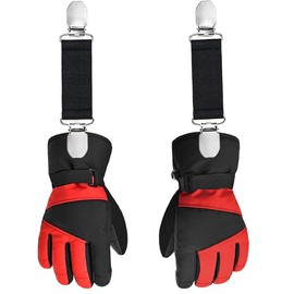 Winter Mitten Clips Elastic Stainless Steel Gloves Clips Elastic Hat Clips for Infant Toddler Kids Baby Adults Dress Cinch Sweater Cardigan Shawl Clip