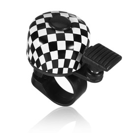 ​​Bicycle Bell Children, Bicycle Bell, Children, Loud Bicycle Bell, Suitable for 22 mm Handlebar Tube, Bicycle, Scooter, Tricycle, Children's Bike, Mountain Bike, Children's Bicycle (Black and White