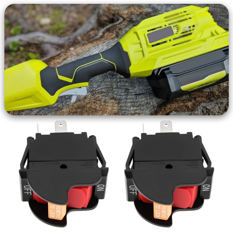 ECSiNG 2pcs SW7A Table Saw On-Off Toggle Switch 12A/20A 250V