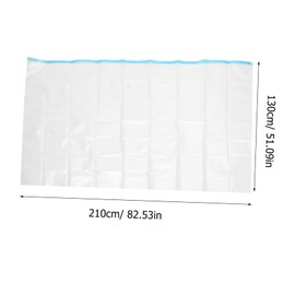 ABOOFAN Mattress Vacuum Storage Bag for Moving and Reusable Vacuum Seal Bags with Double Zipper and Leak Valve for Quilts and Clothes Storage