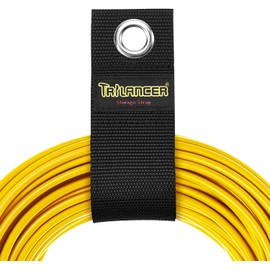 Heavy Duty Storage Straps and Garage Organizer(Assorted 8 Pack), Hook and Loop Extension Cord Organizer, Holder, Cord Wrap, for Hose, Rope, Cables of Home, Basement, RV Workshop, Boat(4L,4XL)