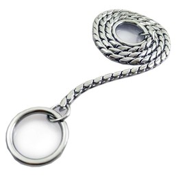 Dog P Snake Chain Chrome Plated Metal Dog Training Choke/Collar-Fully Guaranteed Against Rust Tarnish or Breakage-Recommended for Professional Training (Sliver, 5mm * 26")